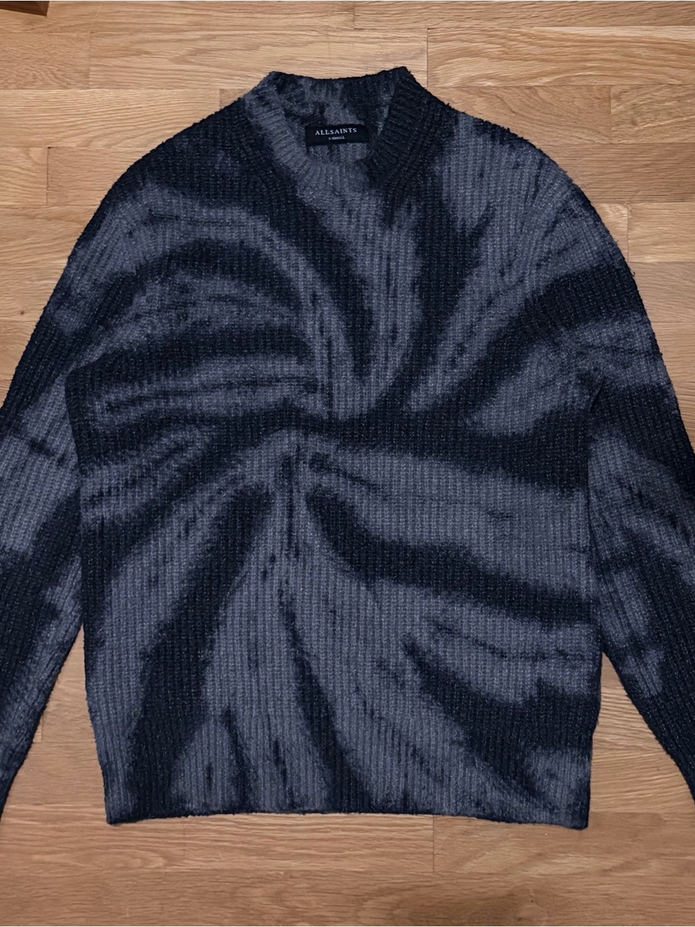 All Saints Men's Tie Dye sweater